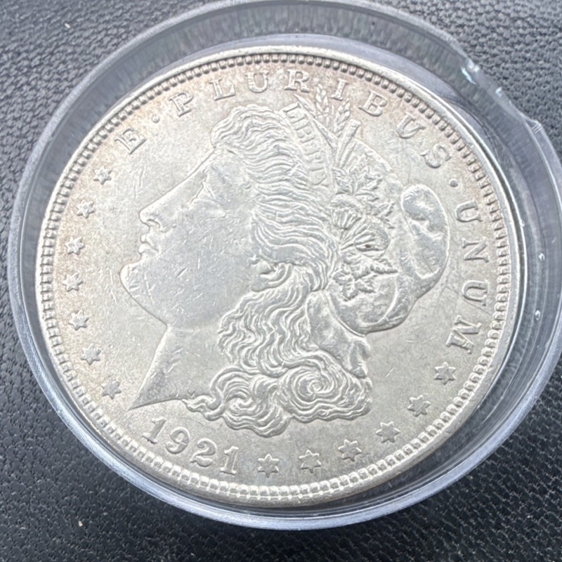 1921 Morgan Silver Dollar $1 Coin 0.9 Fineness Circulated US Silver