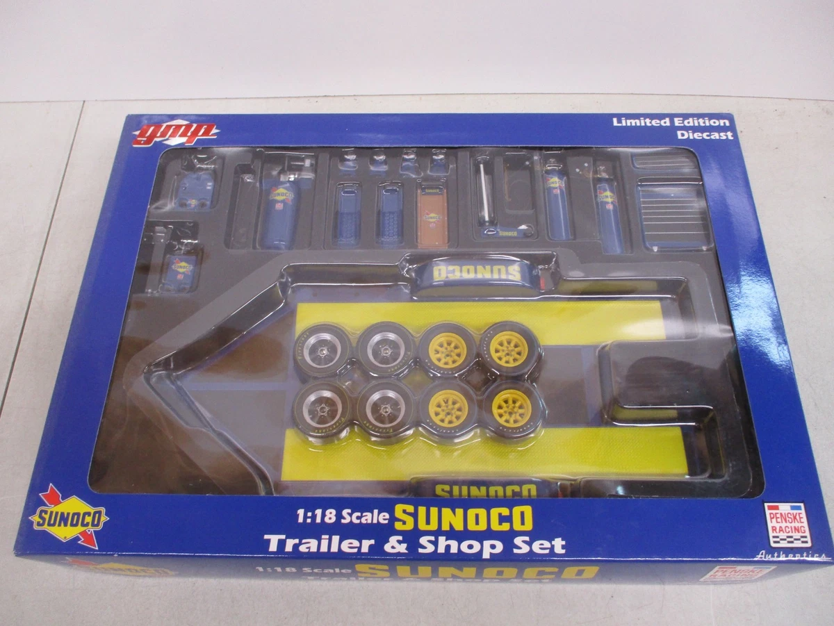 18/1ミニカー【激レアSUNOCO Trailer & Shop Set 1:18 Scale Contemporary Manufacture Diecast Trailers | Updated Oct