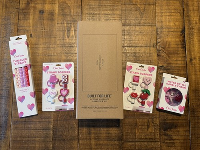 #ad NEW 2026 Valentines Stanley 30 Oz Tumbler Rouge Heart Grad Accessories LOT Of 5 $119.99