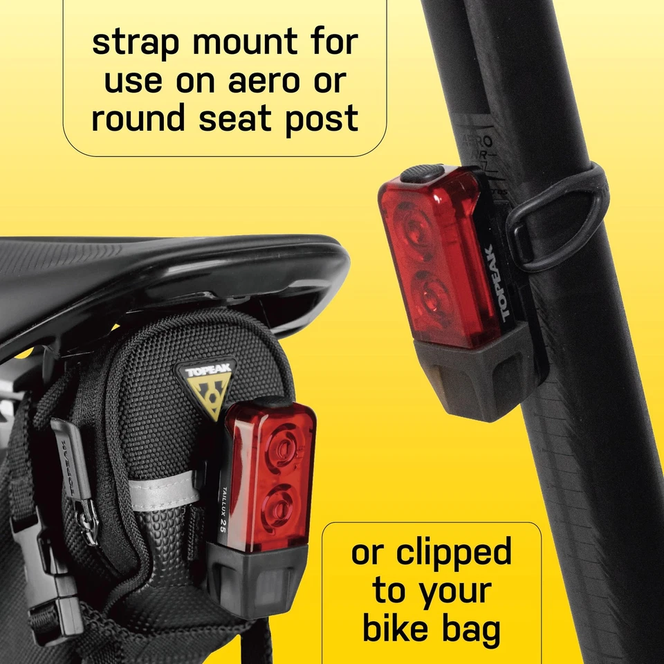 TailLux 25 USB Rear Bike Light – High-Visibility 25 Lumen LED Tail Light with... - Image 3 of 4