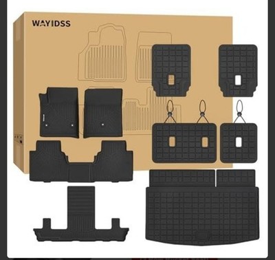 Floor Mats For 2025 Cadillac Escalade IQ 7 seats&cargo Mat With Backrest...