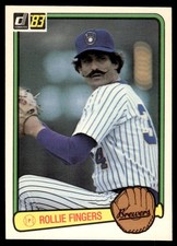 1983 Donruss #78 Rollie Fingers Milwaukee Brewers