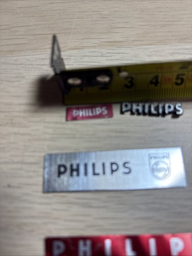 Vintage Philips Electronics 6 X Badge Radio Tv Stereo Hi Do 80 & 90s - Picture 7 of 9