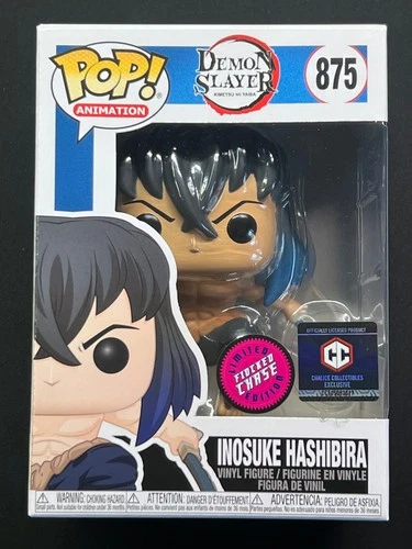 Funko Pop! Demon Slayer Inosuke Hashibira 875 Chalice Collectibles Chase Damaged