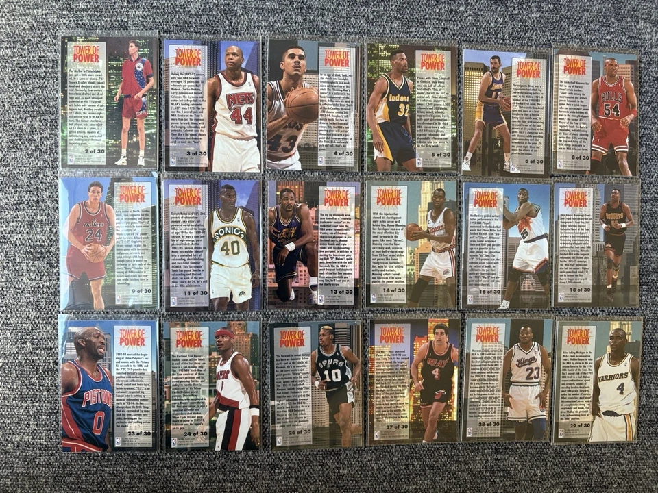 1994 Fleer NBA Tower of Power chase cards - image 3 of 4