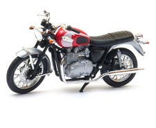 Triumph Bonneville T100 British Motorcycle Bike ModelToyDiecast 1:18 Scale Welly