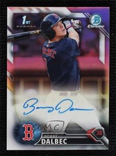 2016 Bowman Draft Chrome Pick Refractor 362/499 Bobby Dalbec #CDA-BD Auto 00d2