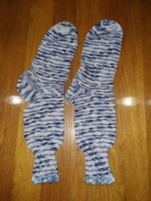 Wollsocken Gr. 41/42 handgestrickt, Stricksocken,Sockenwolle,Lana Grossa, 4fach 