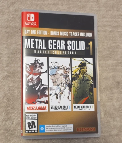 Konami Metal Gear Solid Master Collection Vol. 1 Day One Switch 2023 NTSC-U/C
