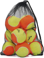 12/20/36/48/60 Pack Kids Tennis Balls 50 Low Compression Stage Tennis Ball, Pra