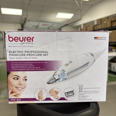 Beurer Electric Manicure & Pedicure Kit With Nail Drill 10 Attachments MP62