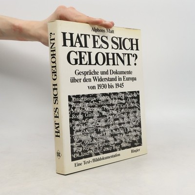 Hat es sich gelohnt?  |  Alphons Matt