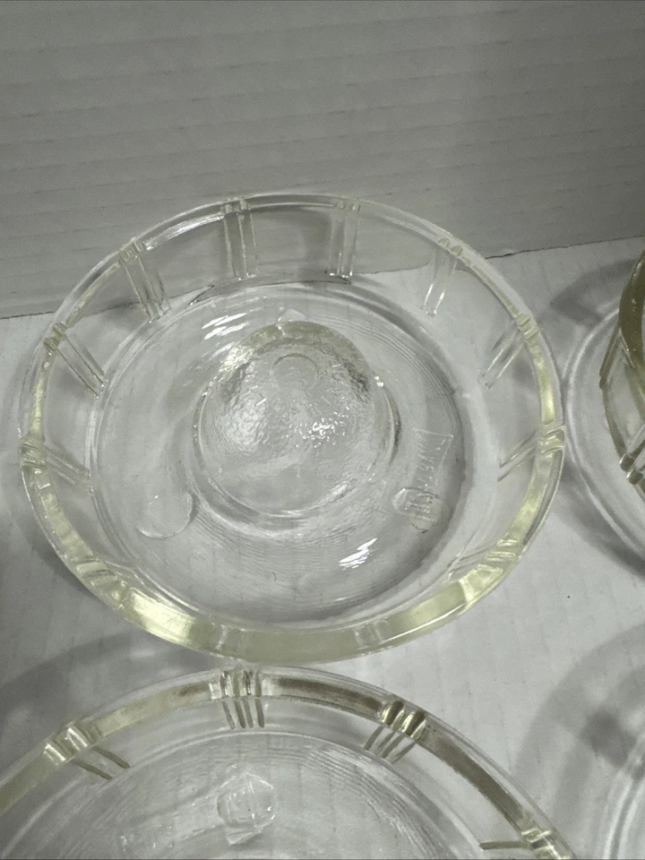 Juego de 8 moldes de gelatina para pastel Little Princess Glasbake Bundt años 40 vintage EE. UU. Foto 4 de 4