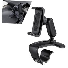 1 PC Car Dashboard Cell Phone Holder, 180 Rotary Clip-on Navigation Stand,