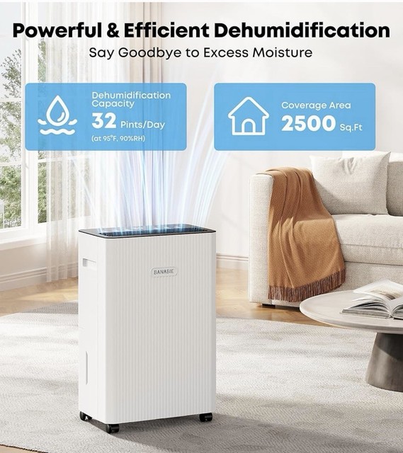 2500 Sq.Ft Dehumidifier