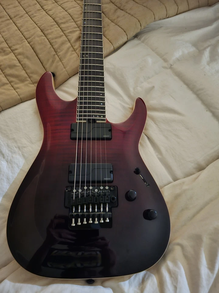Guitarra Eléctrica Schecter Blood C7 Blood Burst con Estuche Envío Gratis Foto 2 de 4