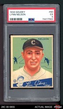 1934 Goudey #60 Lynn Nelson Cubs PSA 5 - EX