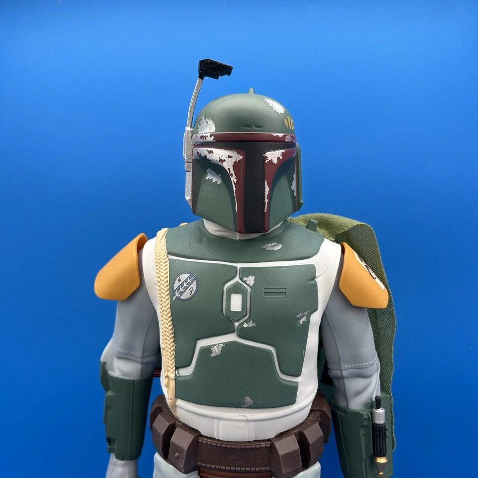 Figura de acción Boba Fett Star Wars Talking 15" Disney Store 2014 electrónica Foto 2 de 4