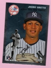 2023 Topps Chrome Platinum Jhony Brito RC #209 New York Yankees