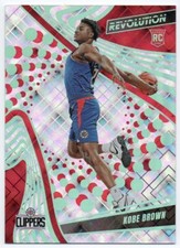 2023-24 Panini Revolution Cosmic #130 Kobe Brown RC 52/99 Los Angeles Clippers