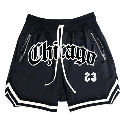 Men's Summer Sports Fitness Shorts Basketball Running Training Quick-Dry Loose