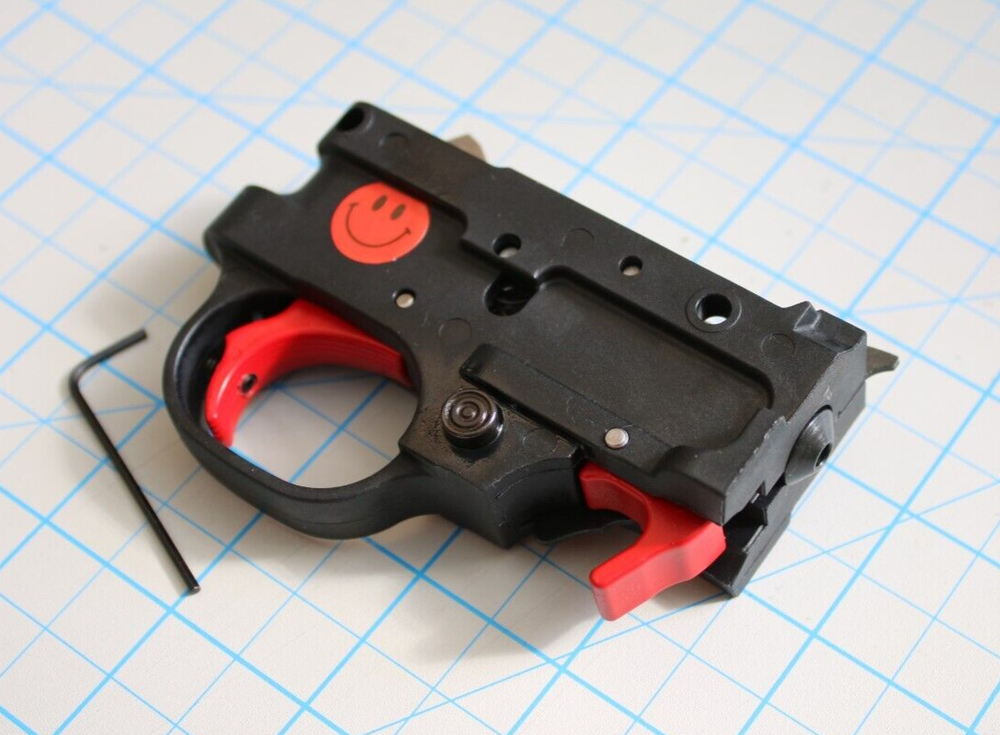 Hornet Custom Black Max Red Otto Trigger for Ruger 10/22 Rifle