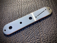 Van Dyke-Harms Telecaster Control Plate, Angled Switch w/Toggle, Stainless Steel