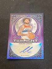 Isaiah Livers 2023 obsidian twilight auto autograph #3/5
