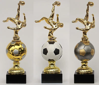 LÜCK POKALE Pokal Pokale Fußball mit Gravur Bester Spieler Fallrückzieher