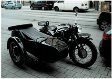 BMW z wózkiem bocznym zabytkowy arkusz biżuterii 6.4