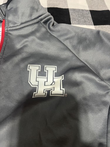 Champion Houston Cougars Pullover Sweater Jacket UH Size Medium Mens 1/4 Zip - Picture 4 of 9