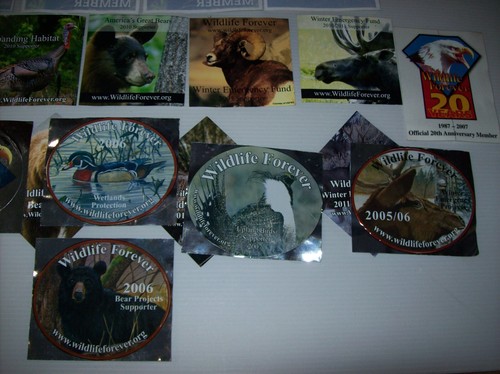 Vintage Naturliebhaber AUFKLEBER + AUFKLEBER KONVOLUT: World Wildlife Federation Sierra Club + - Bild 11 von 19
