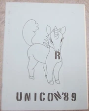 Science Fiction Convention Fanzine "Unicon 89" Convention Book Terry Nation 
