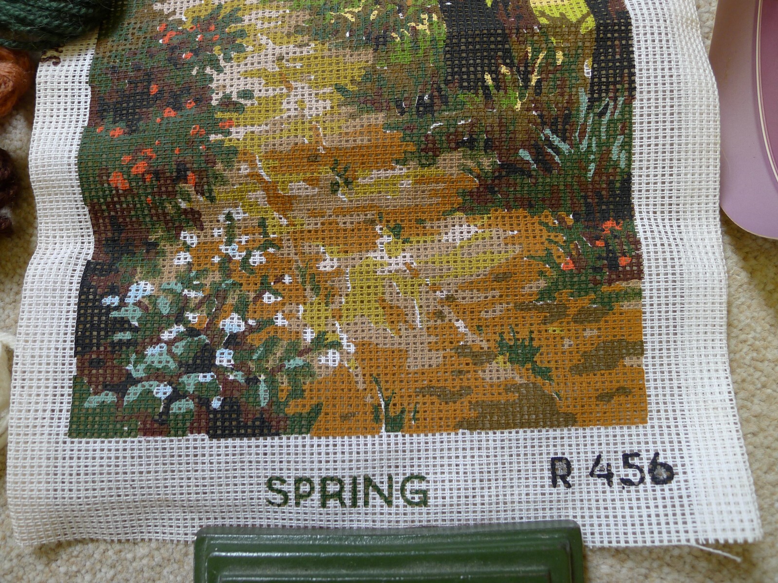 Vintage Wool Tapestry Kit Spring 50cm×24cm eBay