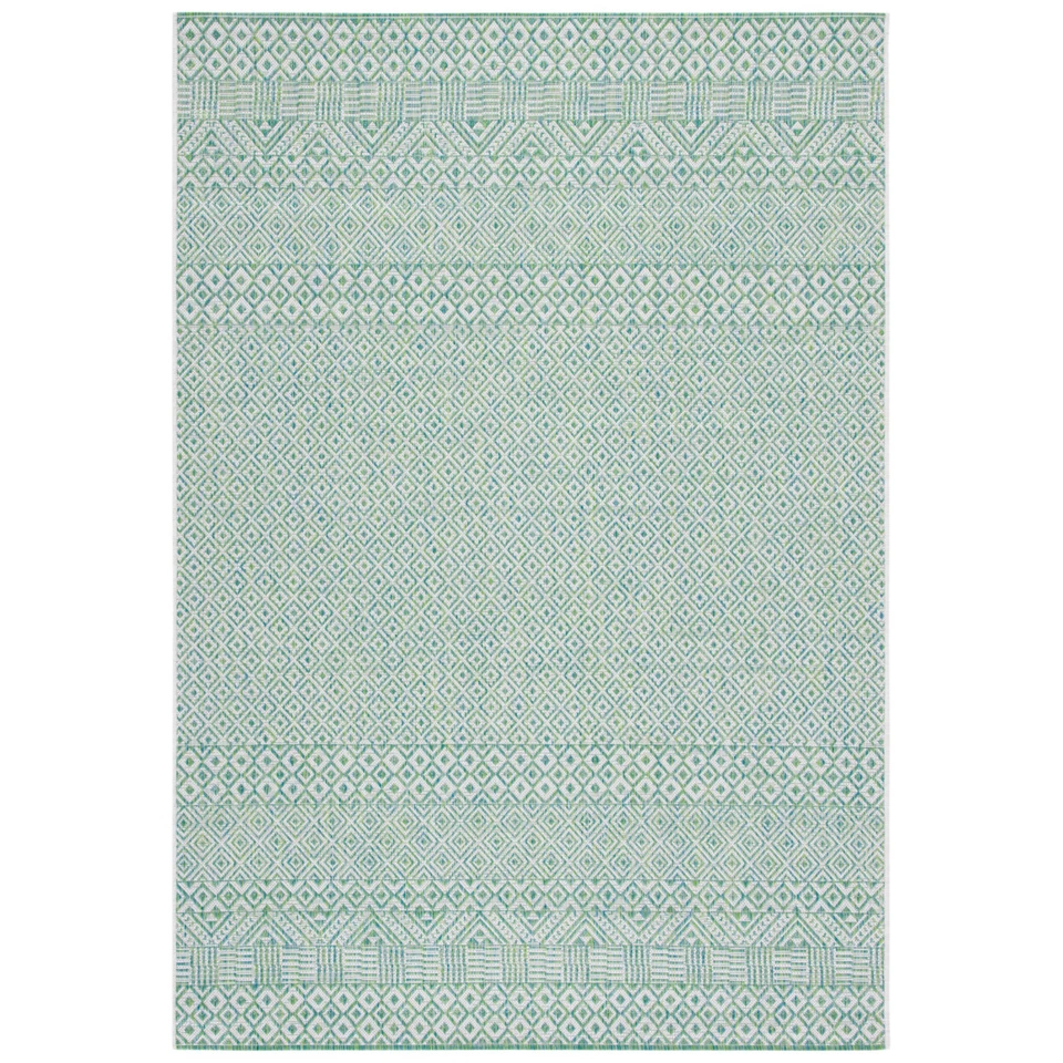 SAFAVIEH Outdoor CY8235-55712 Courtyard Ivory / Green Rug - Image 3 of 4