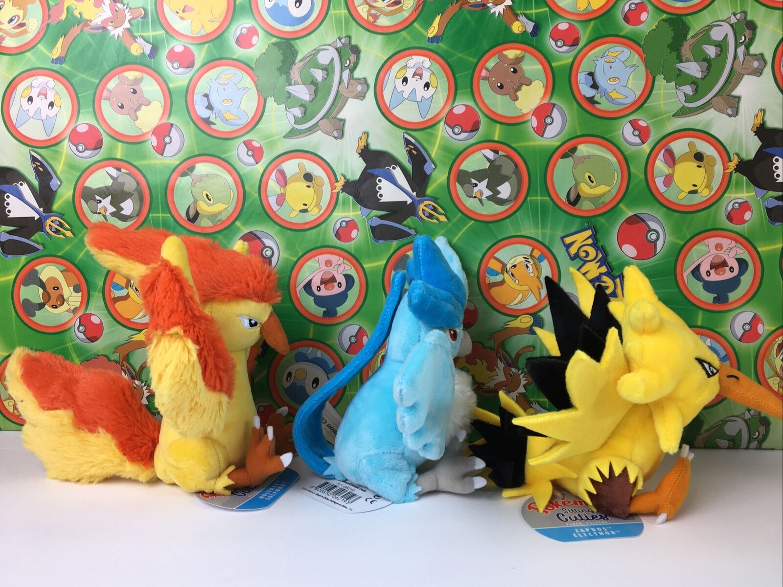 Pokemon Galar Region Articuno Zapdos Moltres Plush Doll Kawaii