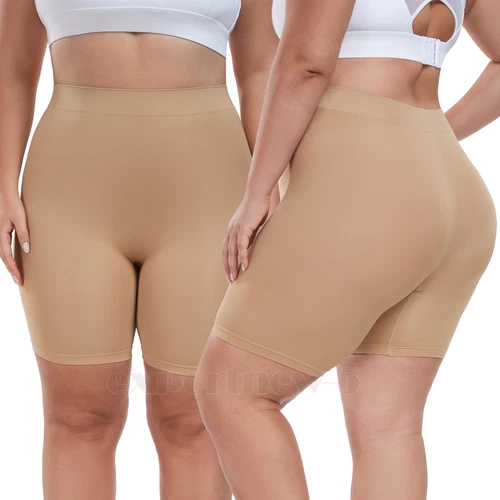 Pantalones cortos moldeadores talla grande para mujer pantalones cortos anti rozaduras pantalones cortos para niños bragas sin costuras - Imagen 17 de 35