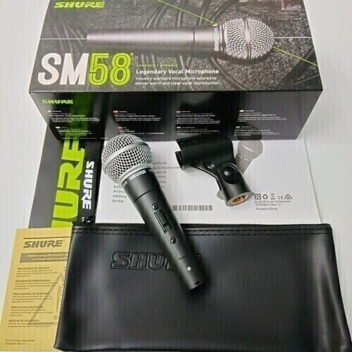 Shure SM58 Dynamic Vocal Microphone with On/Off Switch Fast Shipping | eBay