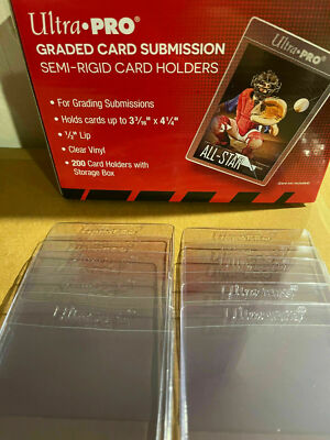 Ultra PRO Graded Submission Semi-Rigid Card Sleeves 10 Sleeves Clear Card Saver | eBay Ultra PRO Graded Submission Semi-Rigid Card Sleeves 10 Sleeves Clear Card Saver | eBay