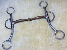 Reinsman 747 Western Reining Horse Bit, 5" Sweet Iron Mouth, 7" Cheeks USA MADE