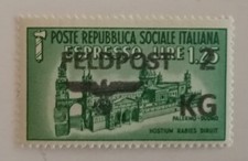 EMISSIONE LOCALI FELDPOST  KG 2, SU FRANCOBOLLO R.S.I VEDI...