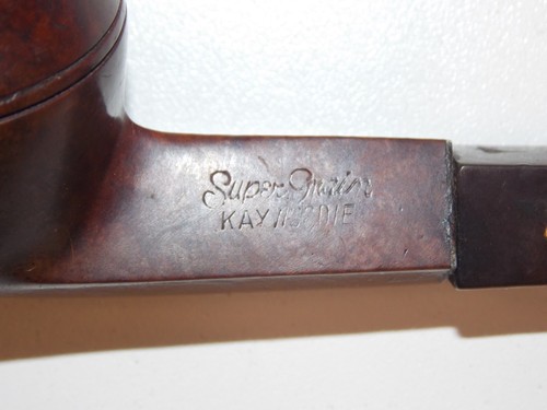 Vintage Kaywoodie Super Grain 12B White Club Smoking Tobacco Estate Pipe - Picture 3 of 13