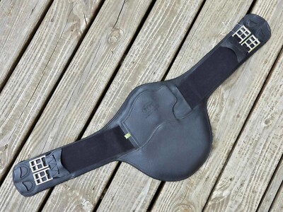 NEW Devoucoux Chiberta Black Padded Belly Guard Dressage Girth - Size 32''-80cm