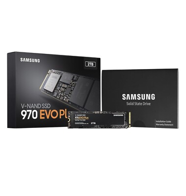 Samsung SSD 970 EVO Plus 2TB PCIe NVMe M.2 2.0 TB Solid State Drive MZ-V7S2T0BW