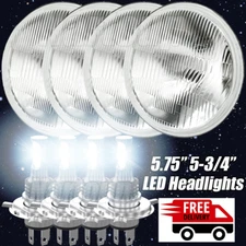 4Pcs 5 3/4'' 5.75"inch Led Headlights HI/LO Beam H4 for GTO Grand Prix Firebird