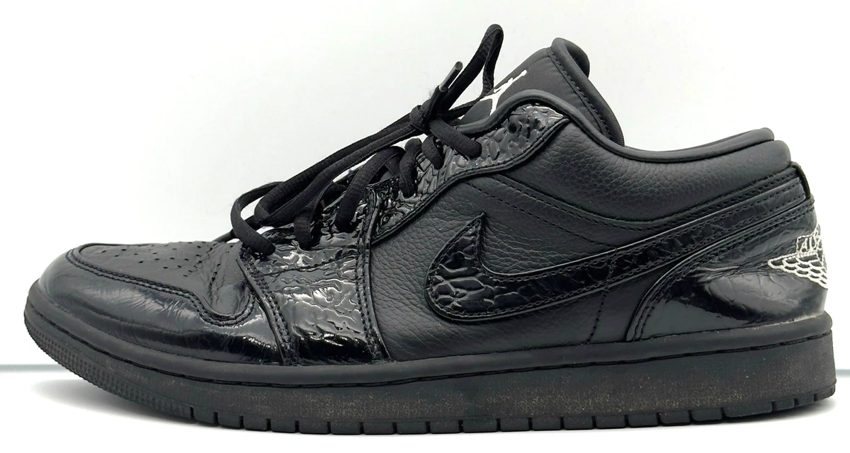 Jordan 1 SE Low Black Croc W | eBay