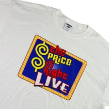 VTG The Price is Right Live Men's 100% Cotton S/S T-Shirt White • XL