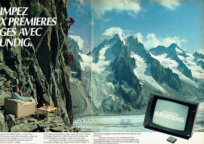 Advertising 068 1983 Monolith Grundig TV (2 Pages)