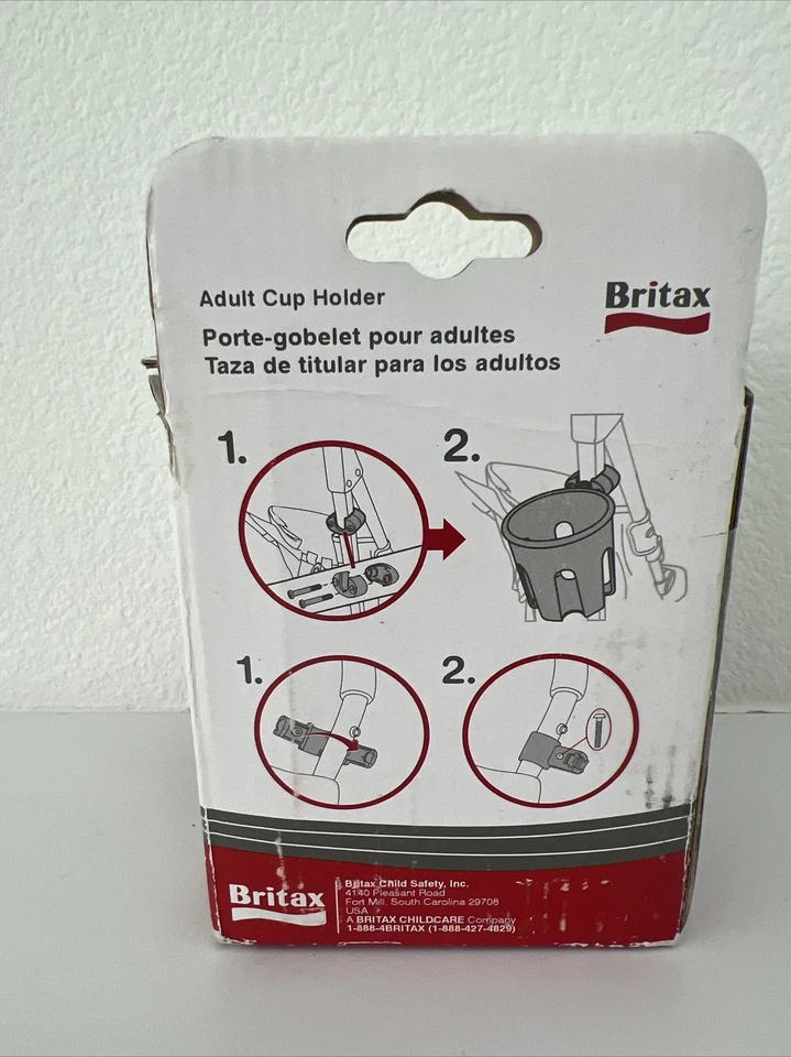 Accesorio para cochecito Britax negro con portavasos para adultos nuevo con etiquetas Foto 3 de 4