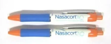 Drug Rep NASACORT AQ Collectible Gel Pens x 2 RARE  